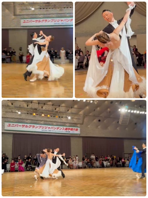 渡邉雄介・黒木愛莉組、ユニバーサルグランプリにて準決勝進出!