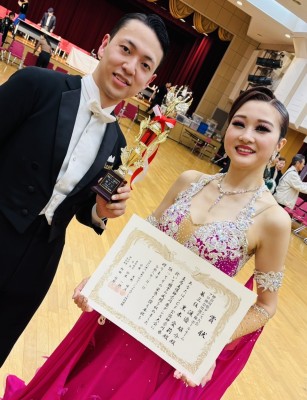 渡邉雄介・黒木愛莉組、選手権にて3位入賞！