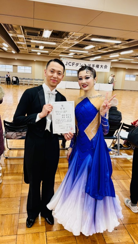 渡邉雄介・黒木愛莉組、今年初戦は第4位入賞！